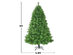 Costway 7 ft Hinged Artificial Christmas Tree Holiday Decoration w/ Foldable Metal Stand - Green