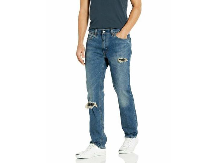Levi's 541 Men's Athletic Fit All Season Tech Ripped And Repaired Jeans Med  Blue Size 33x30 | StackSocial