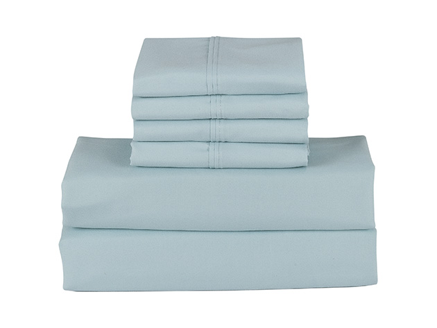 Bamboo Smart Pocket Sheets (Aqua/Twin/4-Piece)