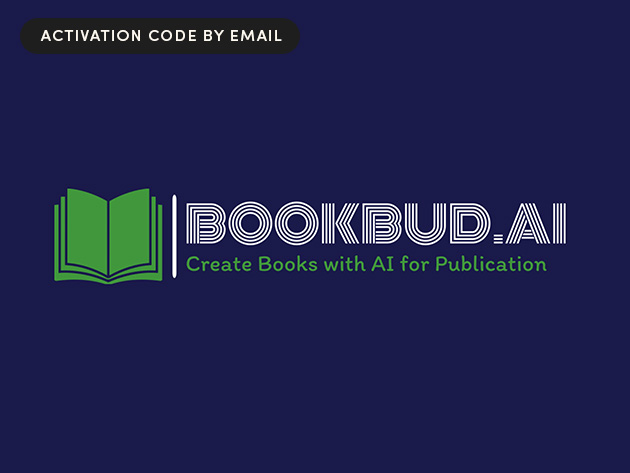 $99.00 BookBud AI E-Book Generator - 40M Characters: Lifetime Subscription