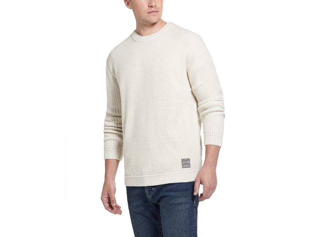 Weatherproof Men's Textured Stich Crew Sweater Size 2 Extra Large
