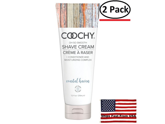 ( 2 Pack ) Coochy Shave Cream Coastal Haven 7.2 Fl Oz.