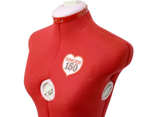 Singer DSF150SMRD Red Adjustable Dress Form - Small/Medium