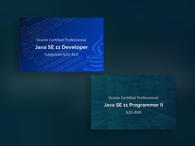 Oracle Java Certification Exam Preparation Courses + Tests Training Bundle