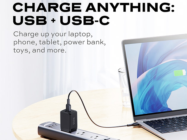 Statik® 48W BlitzCharge™ Dual Power Adapter