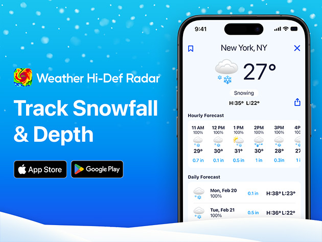 Weather Hi-Def Radar Storm Watch Plus: Lifetime Subscription