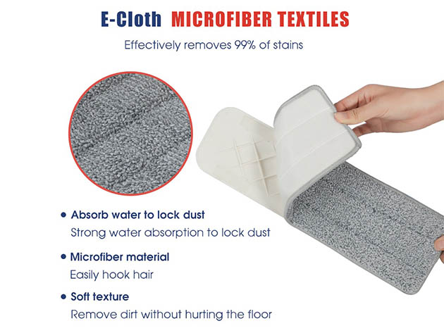 Masthome Microfiber Spray Clean Flat Mop