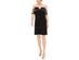 MSK Women's Illusion-Mesh Off-The-Shoulder Dress Black Size Medium