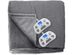 Serta Quilted Medallion Electric Heated Warming Blanket - Gray