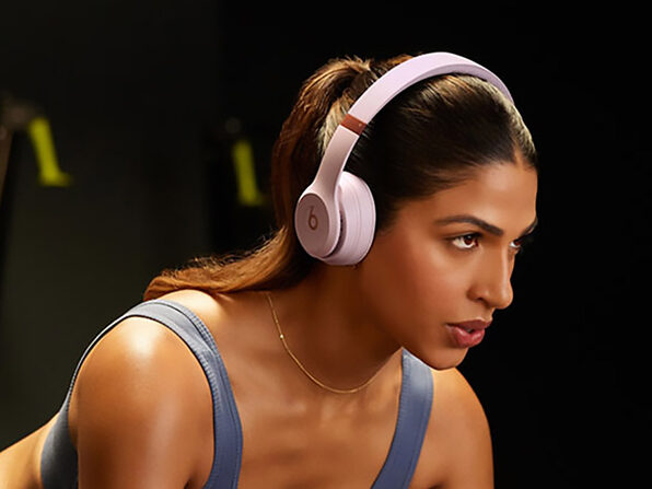Beats Solo 4 On-Ear Headphones - Cloud Pink (Open Box) | Joyus