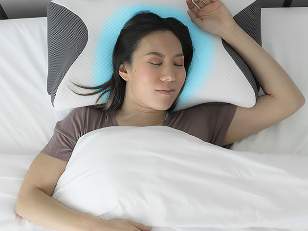 Sleep Better & Wake Up More Refreshed Thanks to This Memory Foam Pillow's Carbon Bamboo Charcoal