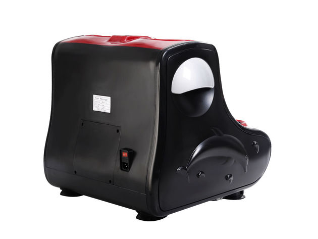 Costway Shiatsu Kneading Rolling Vibration Heating Foot Calf Leg Massager - Red