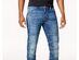 Guess Men's Slim-Fit Tapered Stretch Destroyed Moto Jeans Blue Size 29X30