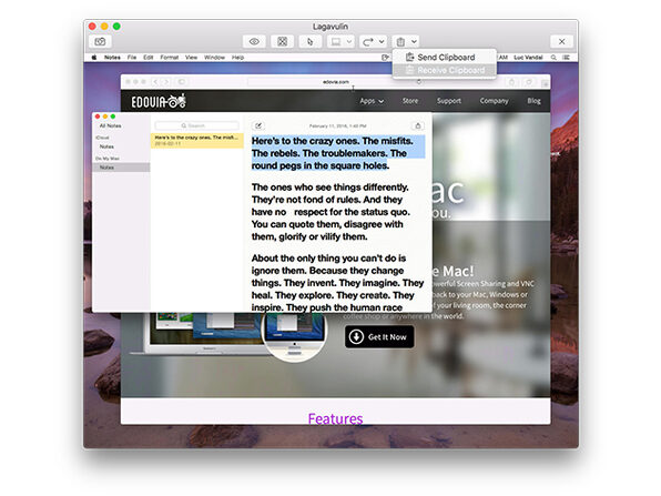 two screens on mac