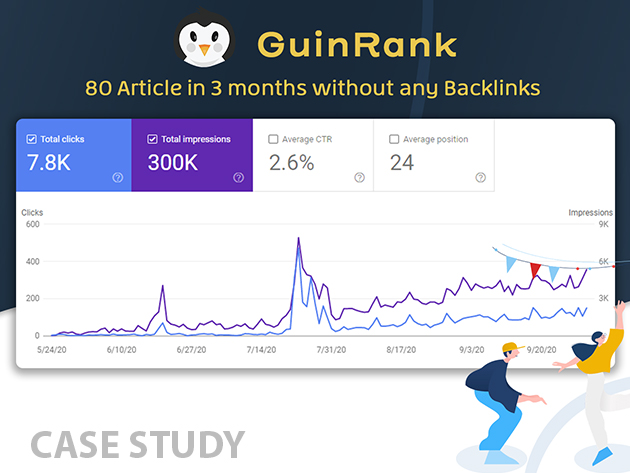 GuinRank SEO Content Optimization AI Tool: 2-Yr Subscription