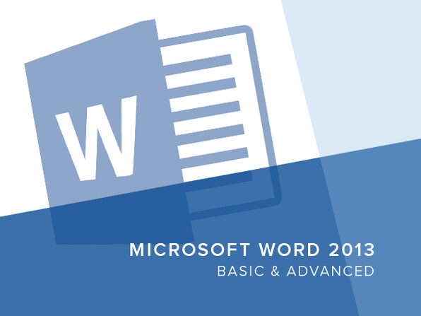 Microsoft Word 2013 - Basic & Advanced - Product Image
