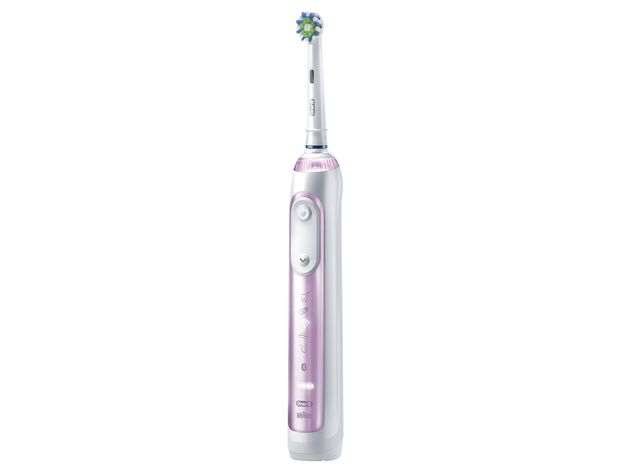 Oral-B 8000 Electronic Power Rechargeable Battery Bluetooth Electric Toothbrush, Sakura Pink