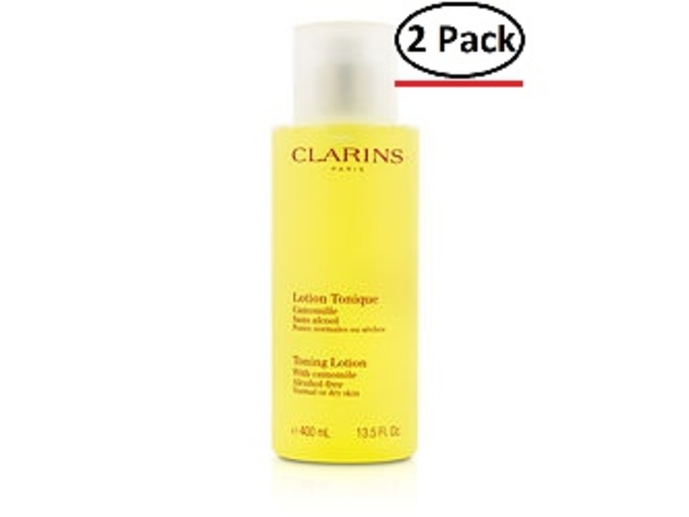 Clarins by Clarins Toning Lotion - Normal/Dry Skin --400ml/13.5oz for WOMEN ---(Package Of 2)