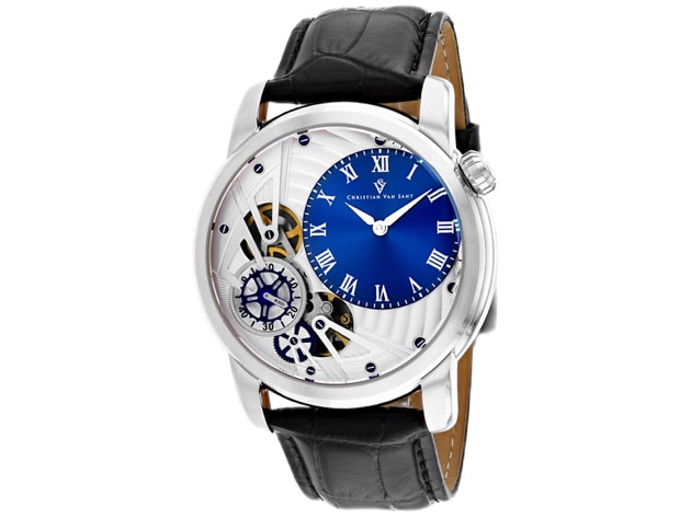 Christian Van Sant Men's Sprocket Auto-Quartz Blue Dial Watch - CV1542