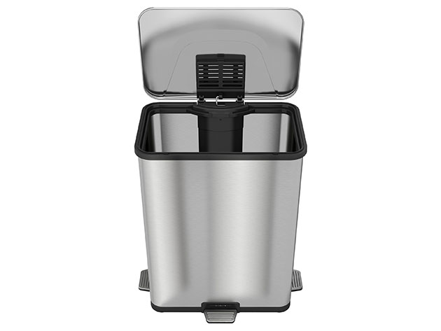 iTouchless AutoStep Pro 13-Gallon Step-Sensor Trash Can