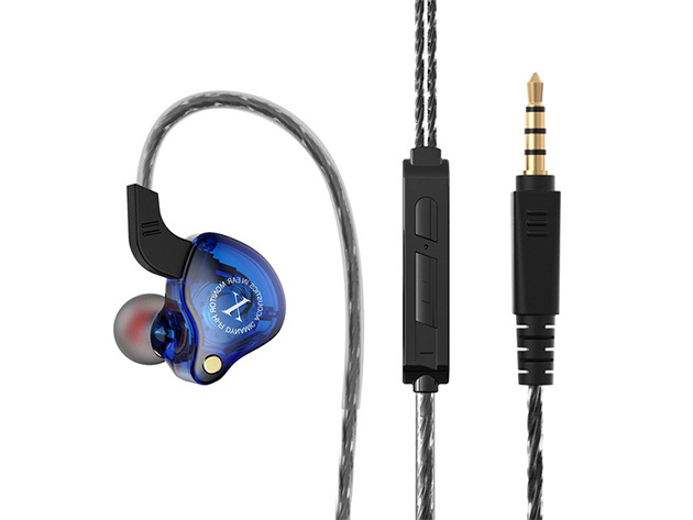 6D In-Ear Bass Sound Sport Earbud (Blue)