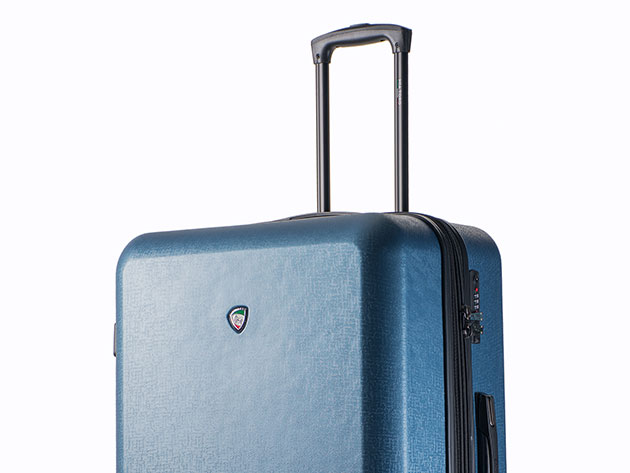Mia Toro Sacco 3 Piece Luggage Set (Blue)