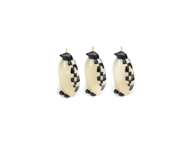 MacKenzie-Childs Penguin Candles - Set of 3