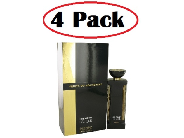 4 Pack of Fruits Du Mouvement by Lalique Eau De Parfum Spray 3.3 oz