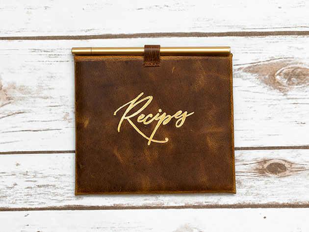 Leather Envelope & Cards (Recipes)