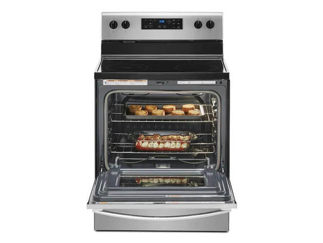 Whirlpool WFE515S0JS 5.3 Cu. Ft. Stainless Electric Range with Frozen Bake Technology