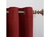 Sun Zero Grant Grommet Top Curtain Panel, Thermal Properties Help Keep Summer Heat and Winter Chill out of Your Home, 54 Inch By 84 Inch, Red