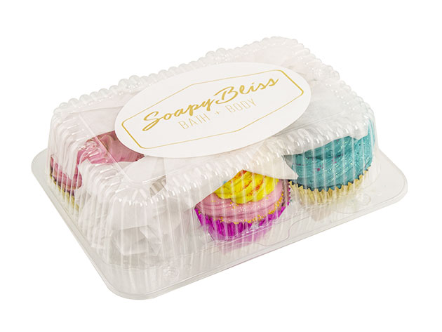 Soapy Bliss Cupcake Bath Bombs: 5-Pack