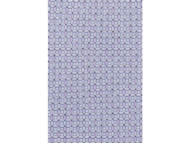 Michaler Kors Men's Classic Geo Cube Silk Twill Tie Gray One Size