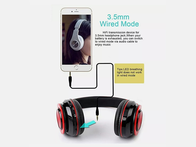 Ninja Dragon Z10 Color Changing Bluetooth Headphones