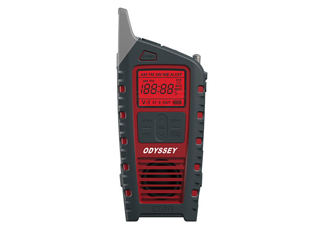Odyssey Multi-Powered All-Band Radio (AM/FM/NOAA/Shortwave) with Bluetooth & Flashlight