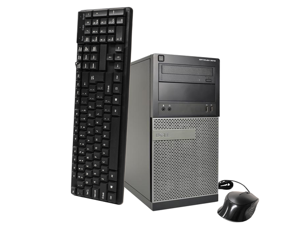 Dell Optiplex 3010 Tower Computer PC, 3.20 GHz Intel i5 Quad Core Gen 3, 8GB DDR3 RAM, 500GB Hard Disk Drive (HDD) SATA Hard Drive, Windows 10 Home 64bit (Renewed)