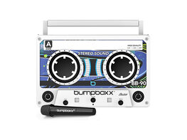 Remixx Retro 175W Bluetooth Boombox with Wireless Mic
