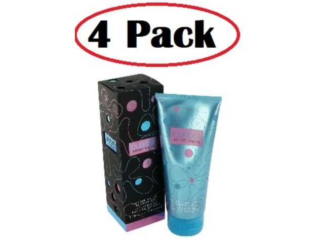 4 Pack of Curious by Britney Spears Shower Gel 6.8 oz