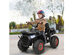 Costway 12V Kids Electric 4-Wheeler ATV Quad 2 Speeds Ride On Car w/MP3&LED Lights White - Black