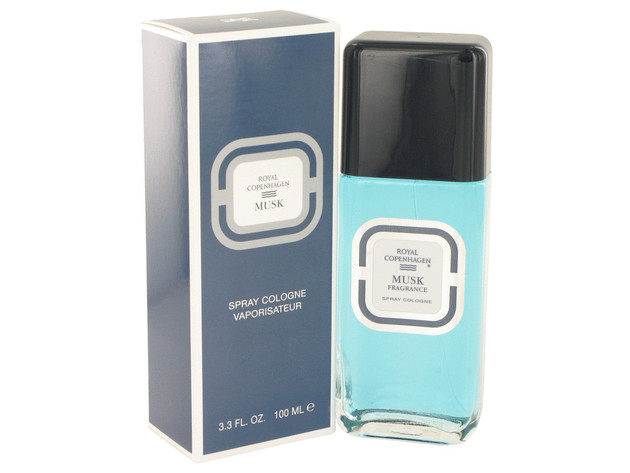 ROYAL COPENHAGEN MUSK Cologne Spray 3.3 oz For Men 100% authentic perfect as a gift or just everyday use