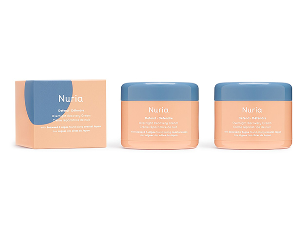 Nuria Defend: Overnight Recovery Cream with Seaweed & Algae (10ml/2-Pack)