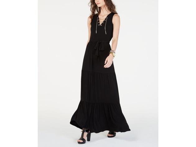 Michael kors chain hot sale lace up dress