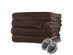 Sunbeam Velvet Plush Electric Heated Blanket Queen Size Walnut Brown Washable Auto Shut Off 20 Heat Settings - Walnut Brown