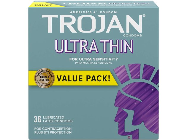 Trojan Ultra Thin and Ultra Sensitivity Premium Quality Latex