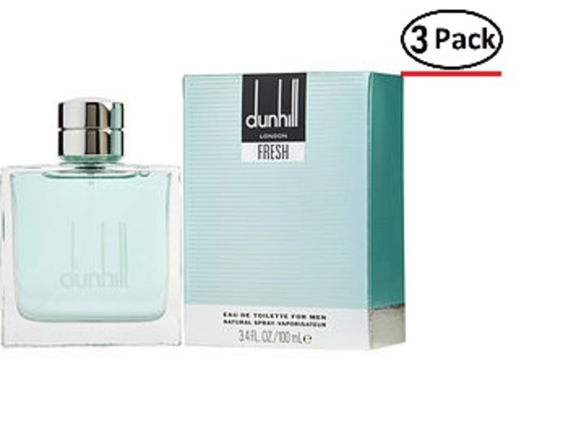 Dunhill Fresh By Alfred Dunhill Edt Spray 3.4 Oz For Men (Package Of 3)