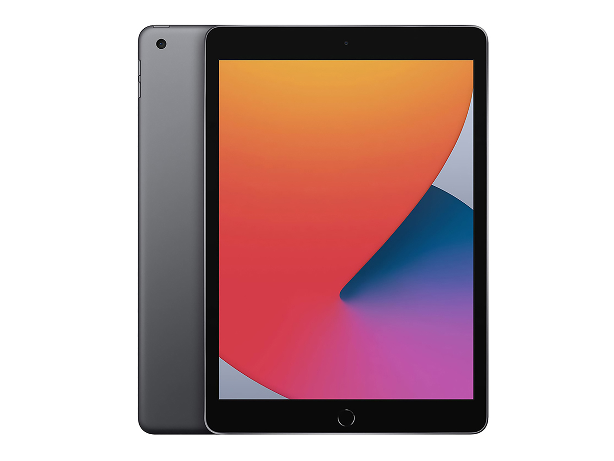 Apple iPad (2020) 8th Gen 32GB Wi-Fi Space Gray with Case & Charger (Refurbished)