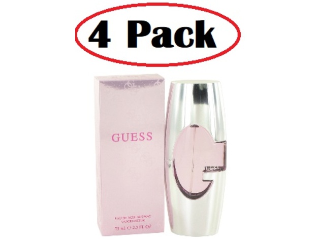 4 Pack of Guess (New) by Guess Eau De Parfum Spray 2.5 oz