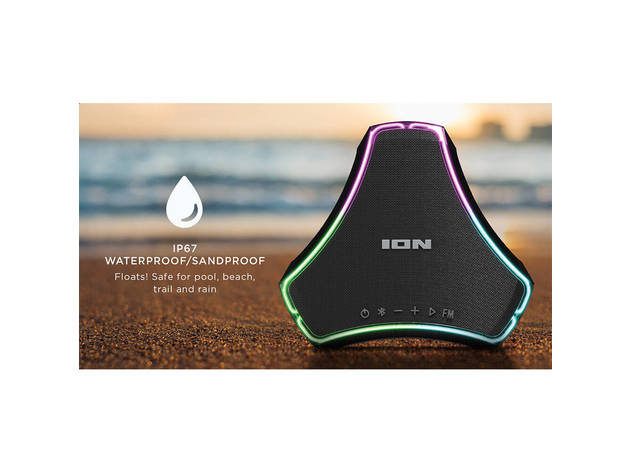 Ion Audio TRIUMPHXUS Triumph Waterproof Floating Boombox with LED Illumination