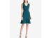 Vince Camuto Women's V-Neck Flounce Dress Green Size Medium