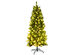 5 Foot Pre-lit Artificial Pencil Christmas Tree w/ 150 LED Lights